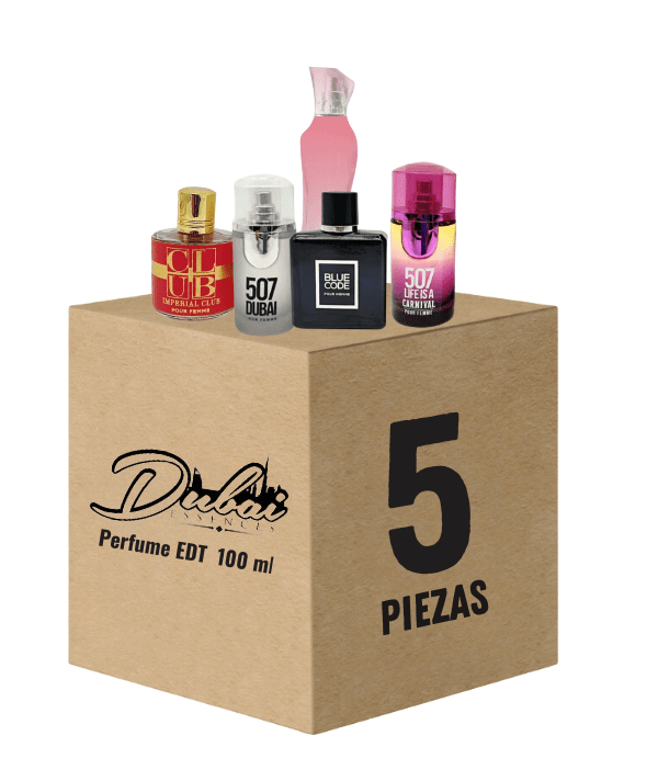 Dubai Essences Box Builder Caja de  Perfumes Dubai Spray (5 Piezas)