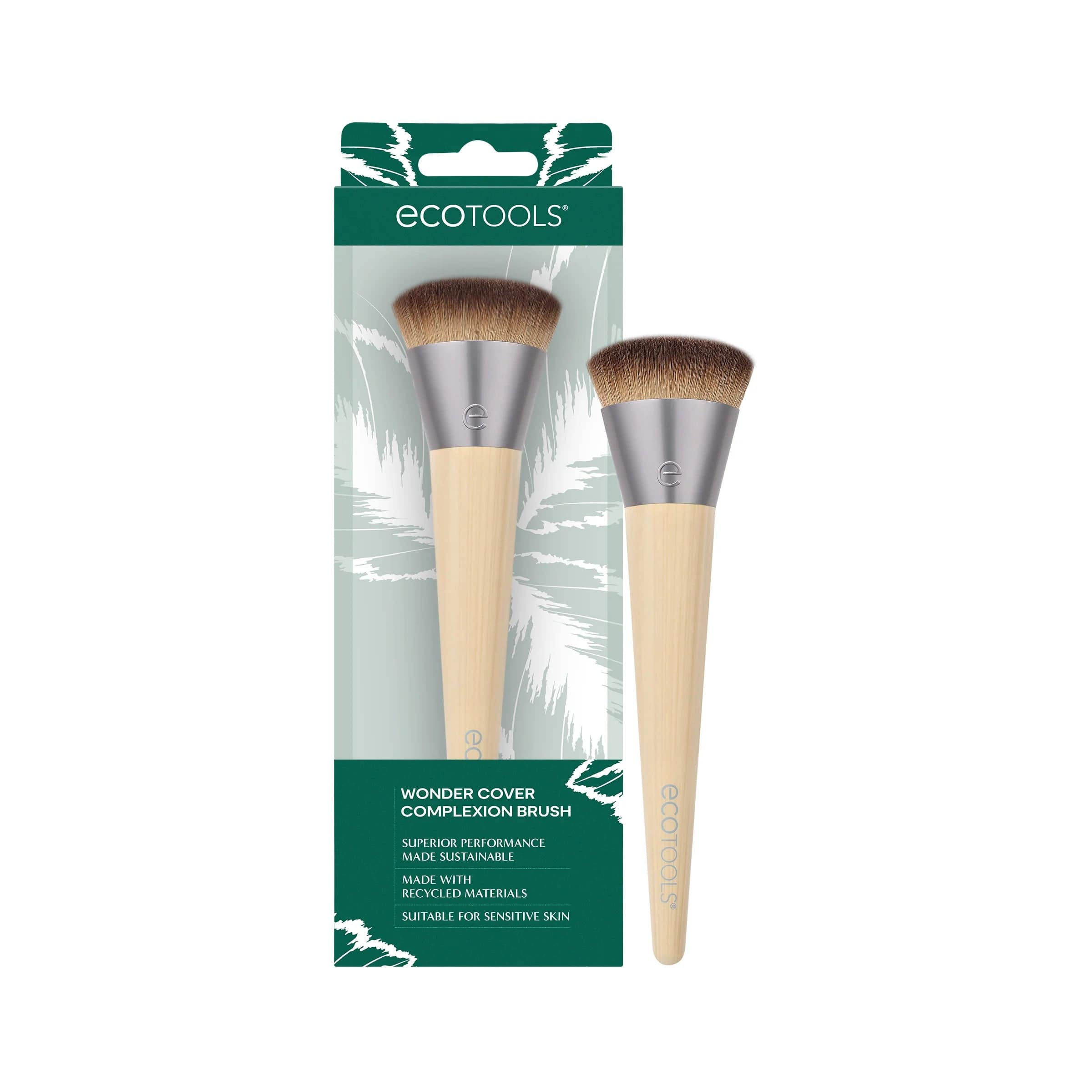 EcoTools Wonder Impact Lidschattenpinsel – 25.000 Borsten, Oval, Vegan & Aus Recyceltem Bambus