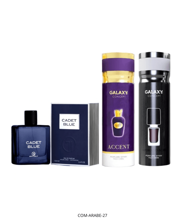 House Of Beauty COMBOS Combo Árabe de 3 Piezas (1 EDP 100ML+ 2 Galaxy Perfume Spray) COM-ARABE-27
