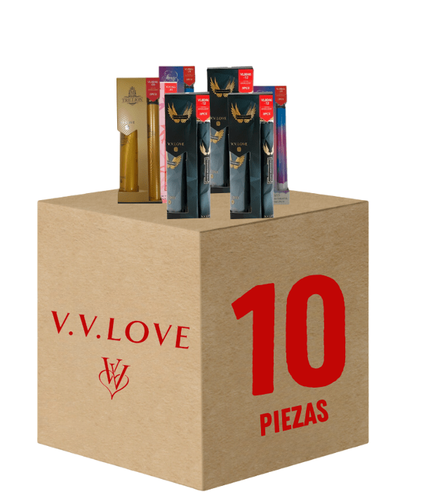V.V Love Box Builder Caja de Estuches V.V Love  2 Piezas 35ml (10 Piezas)