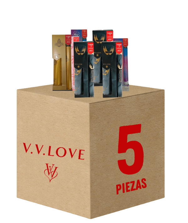 V.V Love Box Builder Caja de Estuches V.V Love  2 Piezas 35ml (5 Piezas)