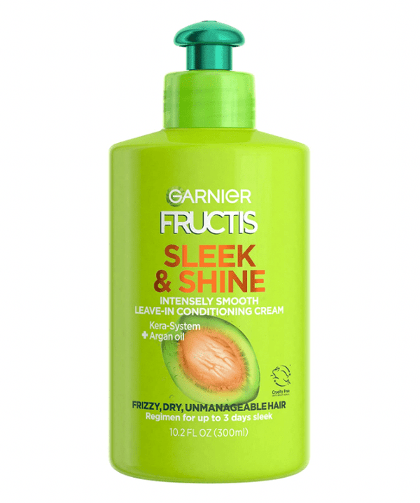 Garnier Cabello Garnier Fructis Sleek & Shine Intensely Smooth Leave-In Conditioning Cream 10.2oz