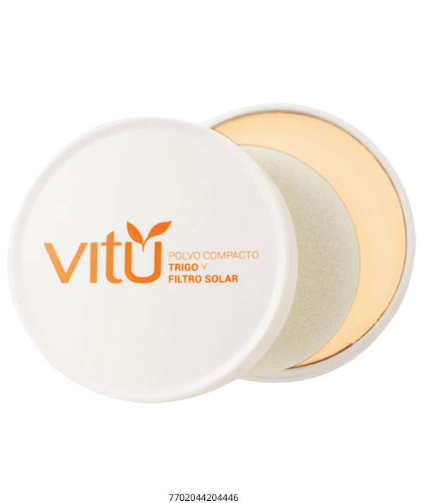 Vitú Polvo Compacto  Trigo y Filtro Solar 12g