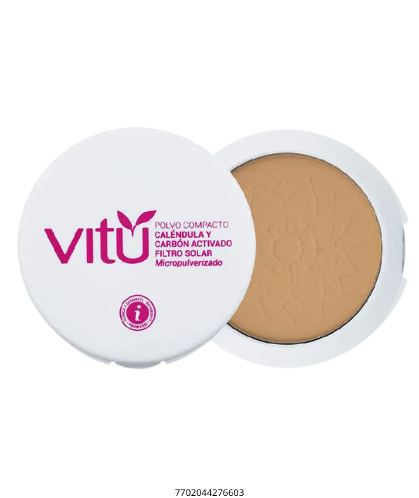 Vitú Polvo Compacto Caléndula Espejo 12g