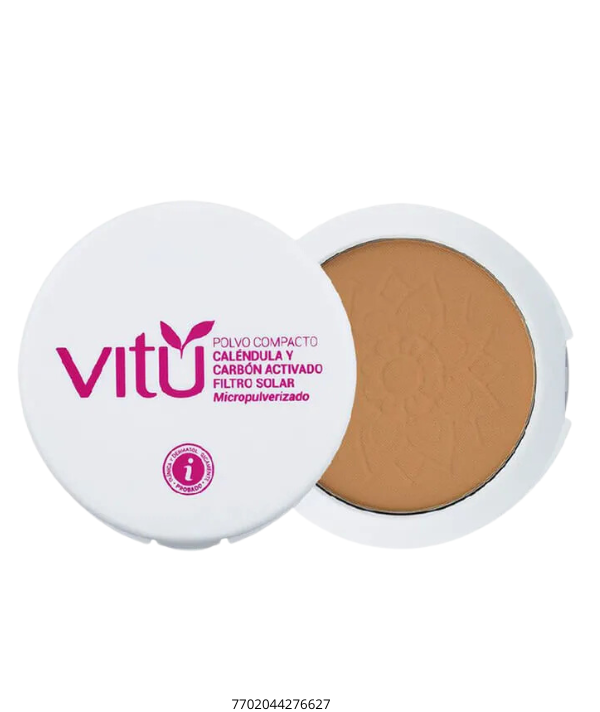 Vitú Polvo Compacto Caléndula Espejo 12g