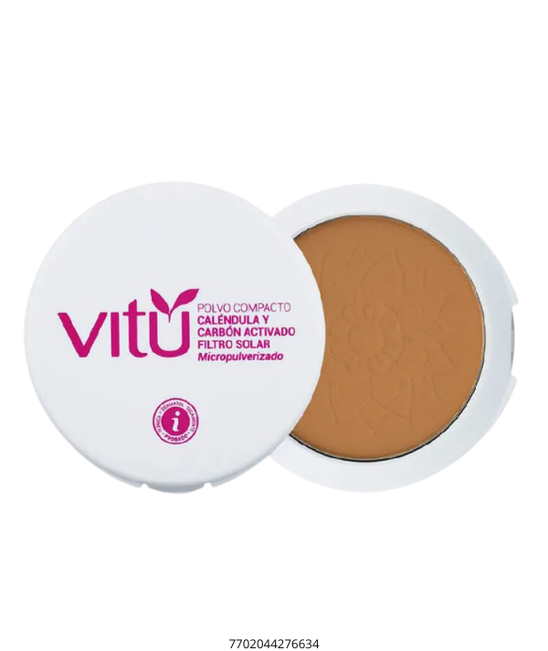 Vitú Polvo Compacto Caléndula Espejo 12g