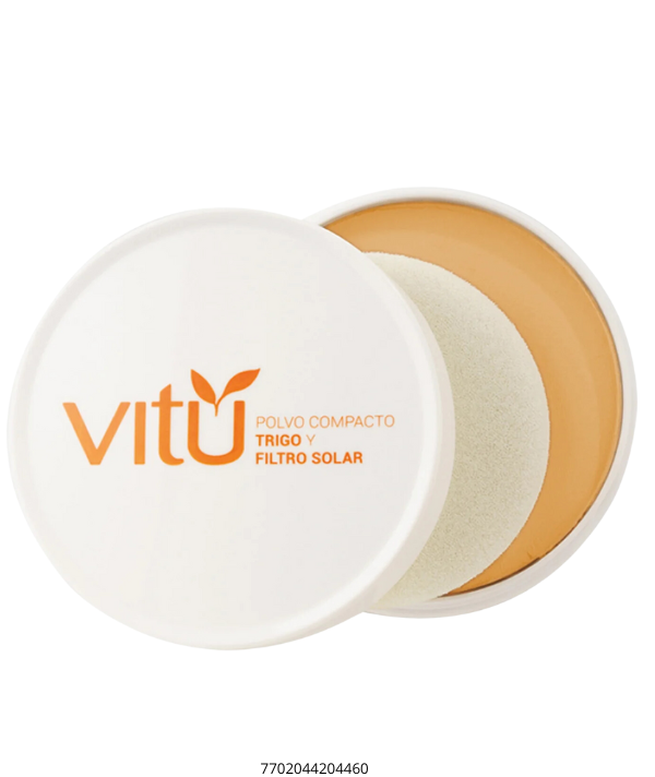 Vitú Polvo Compacto  Trigo y Filtro Solar 12g