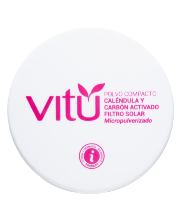 Vitú Polvo Compacto Caléndula Espejo 12g