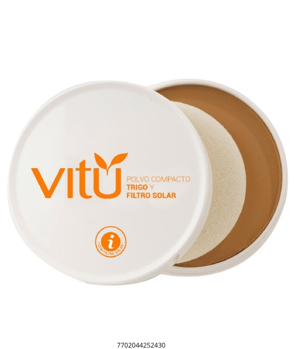 Vitú Polvo Compacto  Trigo y Filtro Solar 12g