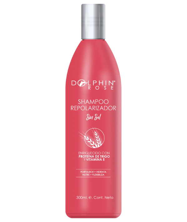 Dolphin Rose Shampoo Sin Sal  Repolarizador 300ml