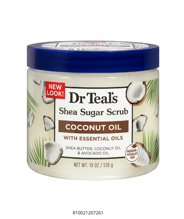 Dr. Teals Body Scrub Dr. Teals Scrub Coconut Oil 19oz 810021207261