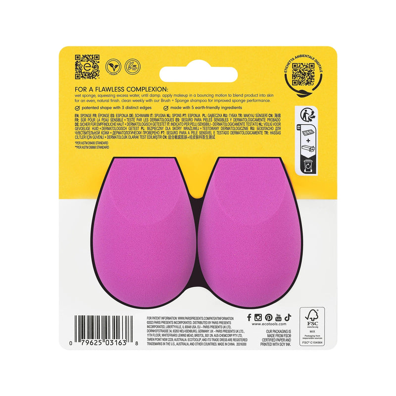 Ecotools Brochas Ecotools Bioblender Makeup Sponge Duo 20316300