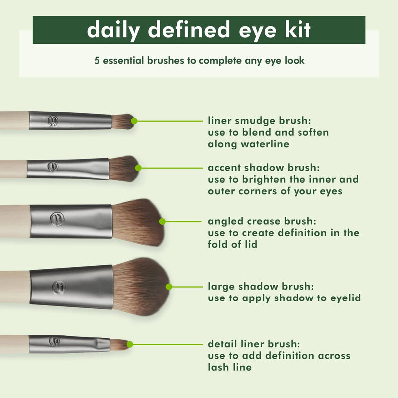 Ecotools Brochas Ecotools Daily Defined Eye Makeup Brush Kit 1627