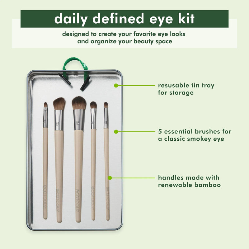 Ecotools Brochas Ecotools Daily Defined Eye Makeup Brush Kit 1627