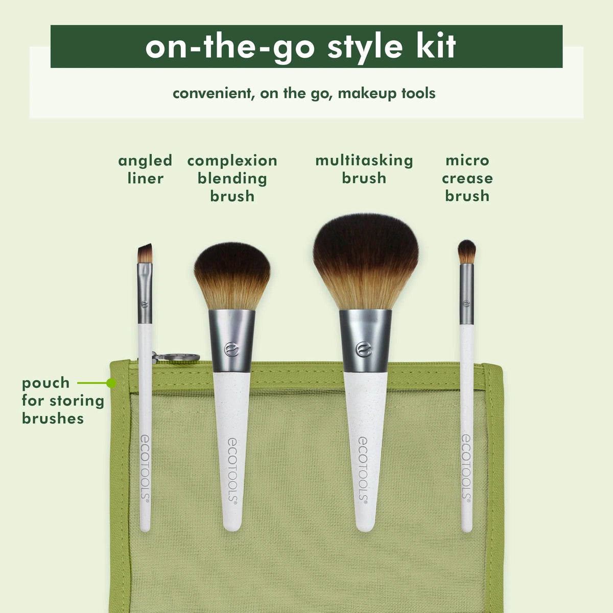 Ecotools On-The-Go Style Makeup Brush Kit