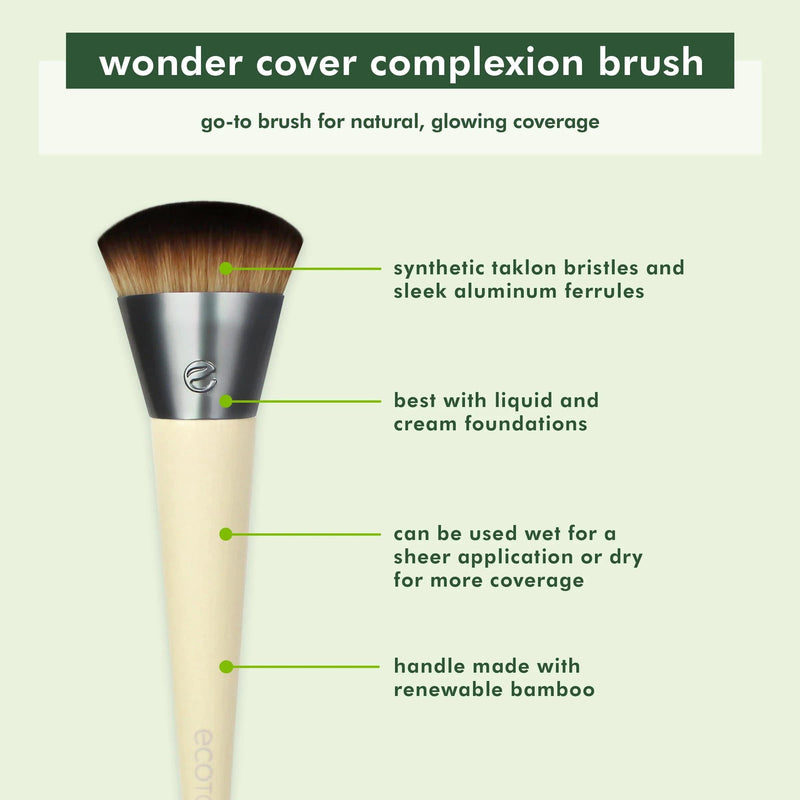 Ecotools Brochas Ecotools Wonder Cover Complexion Foundation Makeup Brush 1601