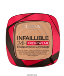 L'Oreal Rostro GOLDEN SUN L'Oreal Infallible 24H Fresh Wear Powder Foundation 71249627846