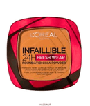 L'Oreal Rostro HAZELNUT L'Oreal Infallible 24H Fresh Wear Powder Foundation 71249627853
