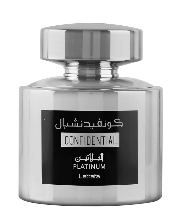 Lattafa Perfumes Fragancias Lattafa Confidential Private Platinum EDP 100ML 6291107459714