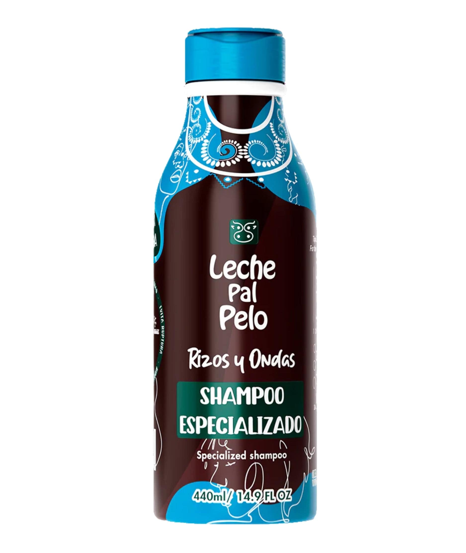 Leche Pal Pelo Shampoo 440ml Leche Pal Pelo Línea Rizos y Afro Shampoo Especializado 10052