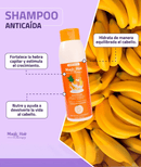 Magic Hair Cabello Magic Hair Shampoo Coctel de Nutrientes Banana y Piña 500ml