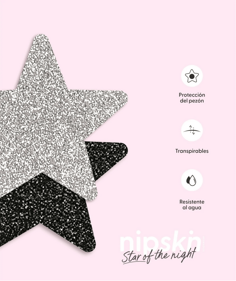 Nipskin Accesorios Nipskin Star Of The Night Stickers Cubre Pezón NP074