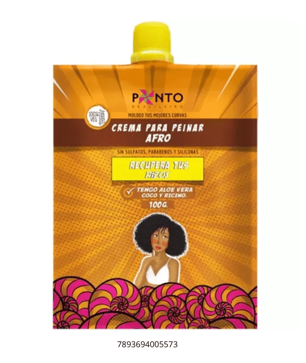 Ponto Brasileiro Tratamientos Ponto Brasileiro Sachet Crema Para Peinar Afro 7893694005573