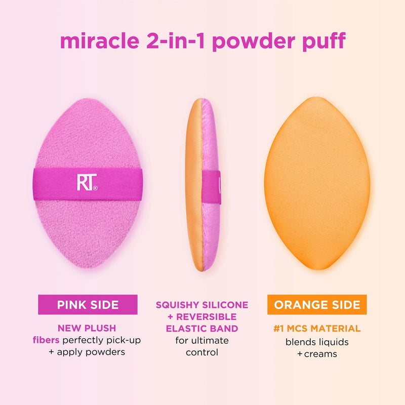 Real Techniques Accesorios Real Techniques Miracle 2-In-1 Powder Puff 10009000