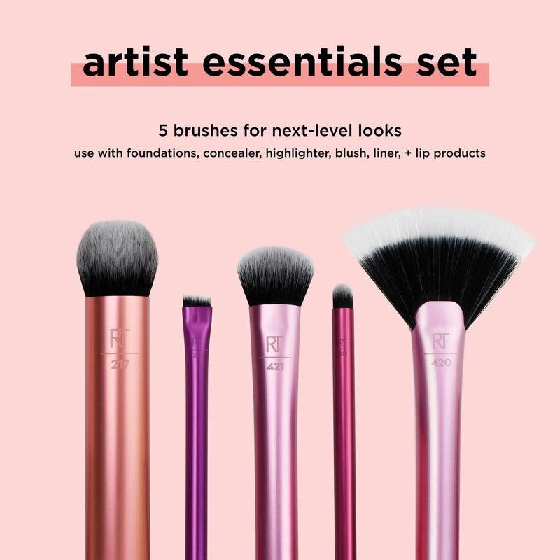 Real Techniques Brochas Real Techniques Artist Essentials Makeup Brush Set 1895