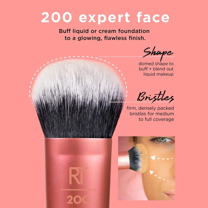 Real Techniques Brochas Real Techniques Expert Face Makeup Brush 1411