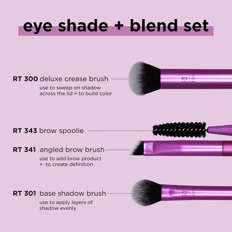 Real Techniques Brochas Real Techniques Eye Shade & Blend Makeup Brush Trio 1529