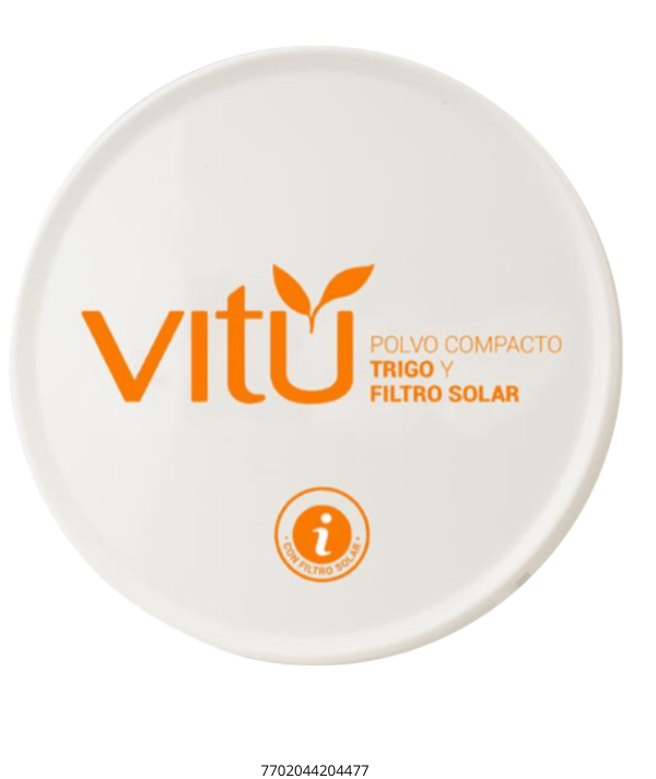 Vitú Rostro Vitú Polvo Compacto  Trigo y Filtro Solar 12g