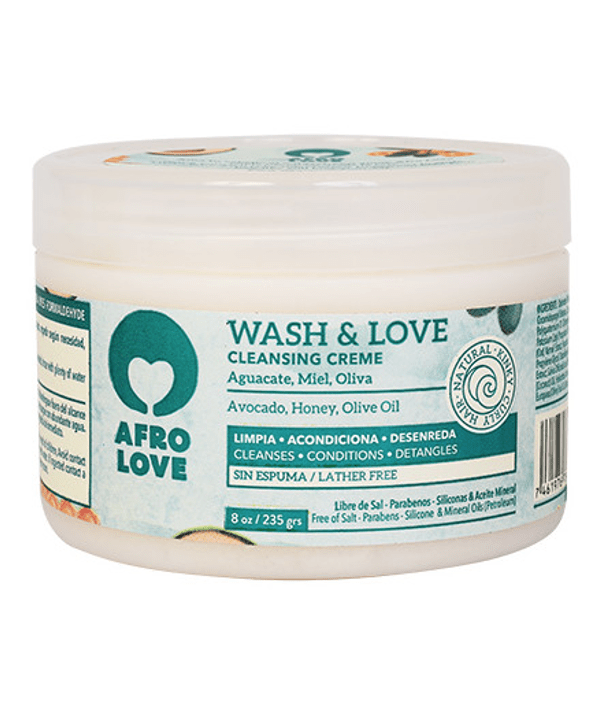 Afro Love Tratamientos Afro Love Wash & Love Cleansing Cream 235g 84340