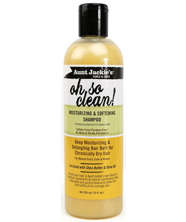 Aunt Jackie's Oh So Clean Moisturizing and Softening Shampoo, 12oz