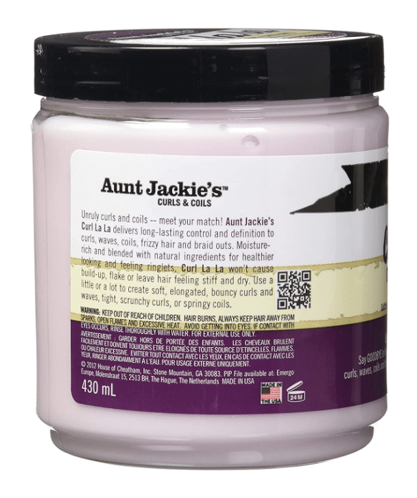 Aunt Jackie's Curl La La Defining Curl Hair Custard, 15oz