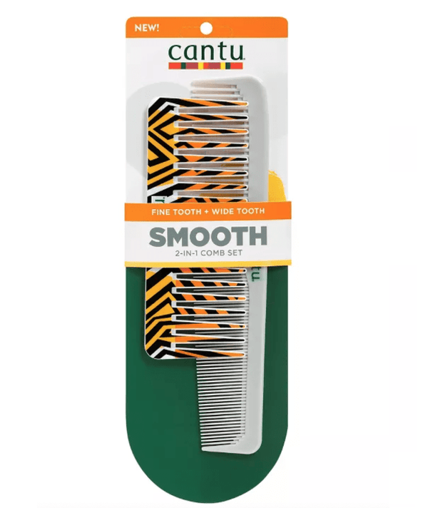 Cantu Accesorios Cantu Detangle & Smooth Comb 2CT