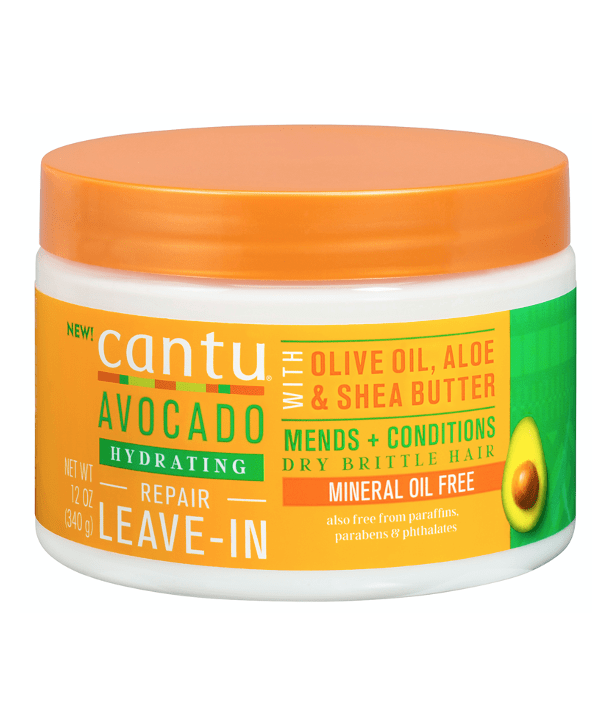 Cantu Cabello Cantu Avocado Collection - Hydrating Repair Leave-In Conditioner Cream 12 Oz. 07989