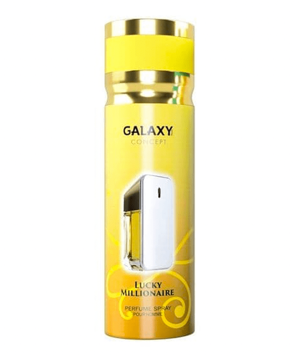 Galaxy Fragancias Galaxy Lucky Millionaire Men Perfume Spray 200ml 5055810014636