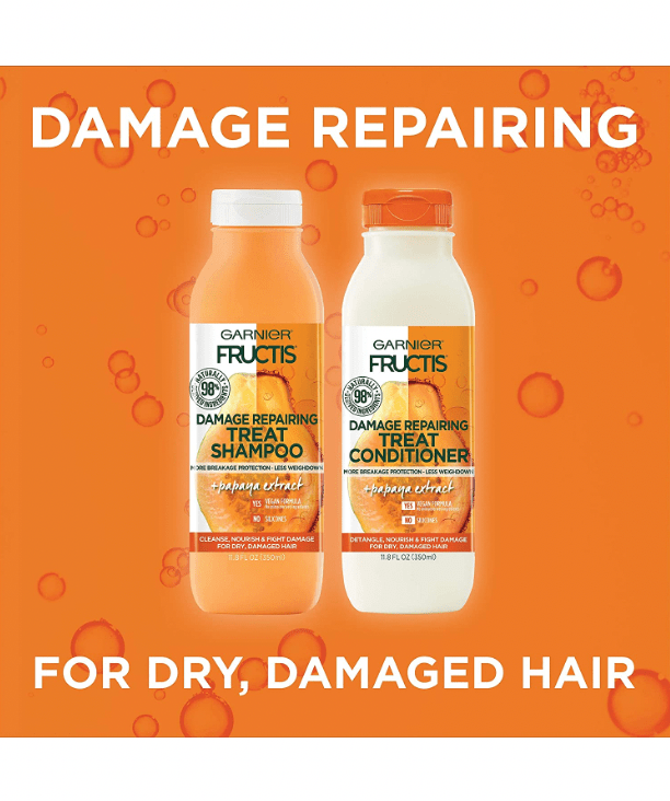 Garnier Cabello Garnier Fructis Damage Repairing Treat Conditioner + Papaya Extract 350ml