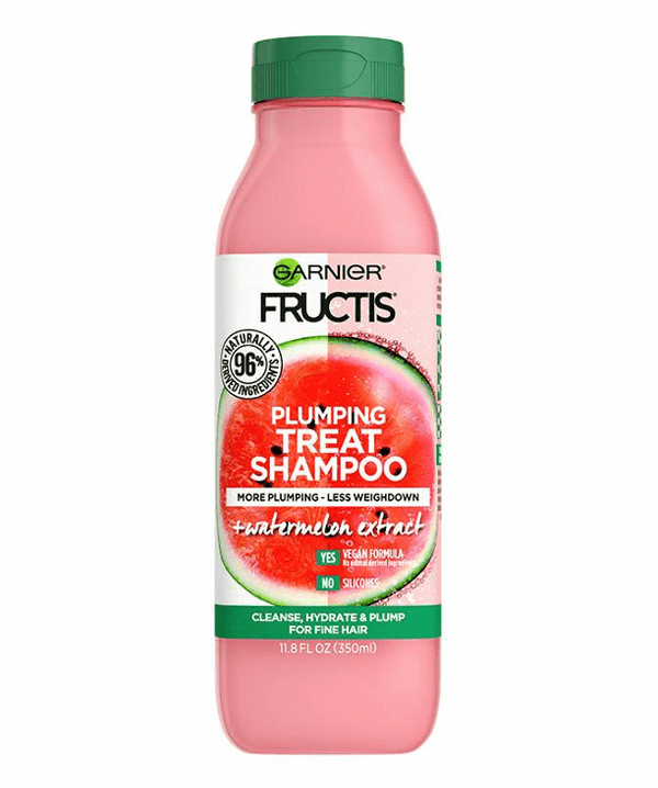 Garnier Cabello Garnier Fructis Plumping Treat Shampoo + Watermelon Extract 350ml