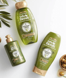 Garnier Cabello Garnier Whole Blends Replenishing Shampoo with Virgin-Pressed Olive Oil & Olive Leaf Extracts 370ml