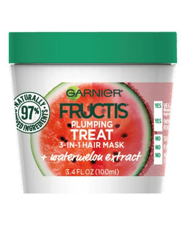 Garnier Tratamientos Garnier Fructis Plumping Treat 3-In-1 Hair Mask + Watermelon Extract 100ml