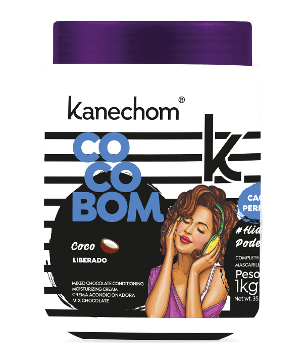 Kanechom Tratamientos Kanechom Mascarilla Hidratante Coco Bom 1kg 7893694001810