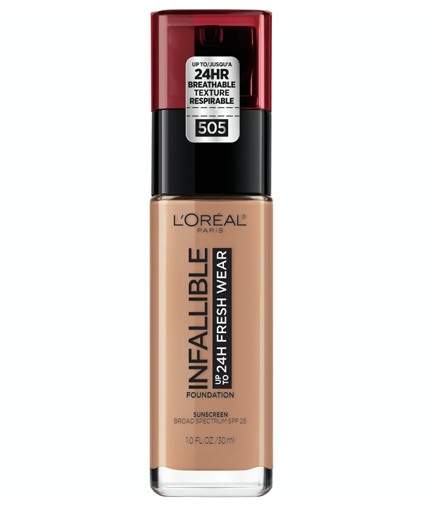 L'Oreal Rostro 505 - TOFFEE L'Oreal Infallible 24 Hour Fresh Wear Foundation 30ml