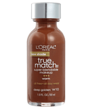 L'Oreal Rostro W10 - DEEP GOLDEN True Match Super-Blendable Foundation 30ml