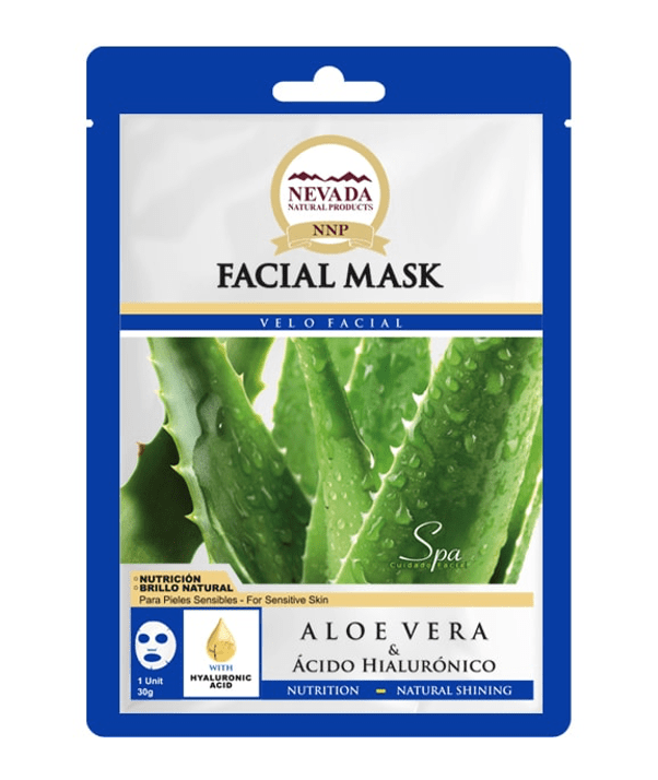 Nevada Natural Products Mascarillas Faciales Nevada Natural Products Mascarilla Facial De Aloe Vera & Ácido Hialurónico (1 Unidad) 30g