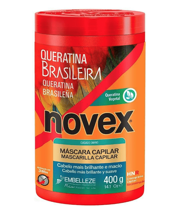 Novex Tratamientos Novex Mascarilla Capilar Queratina Brasileña 400g 02589