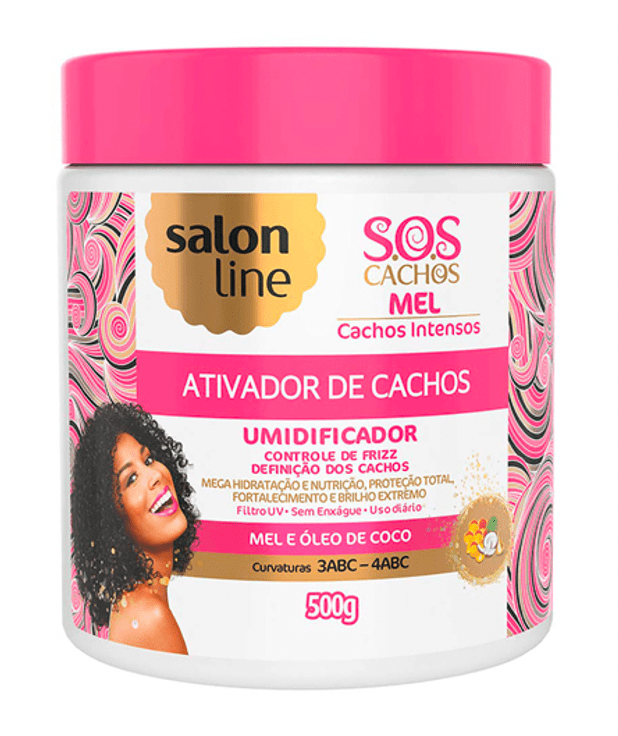 Salon Line Tratamientos Salon Line Activador De Rizos S.O.S Rizos De Miel Y Aceite De Coco 500g