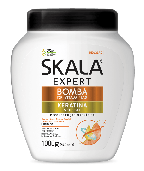 Skala Tratamientos Skala Expert Crema De Tratamiento Bomba De Vitaminas Keratina Vegetal 1000g