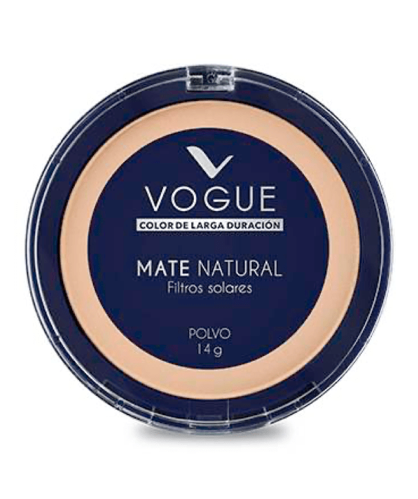 Vogue Cosméticos Polvo Compacto Mate Natural